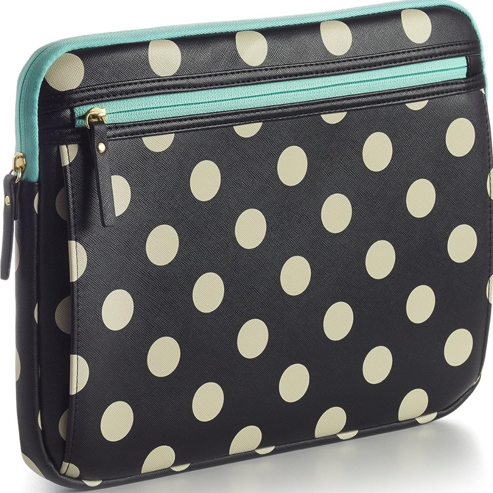 Studio C Laptop Sleeve - Black, Mint, Ivory